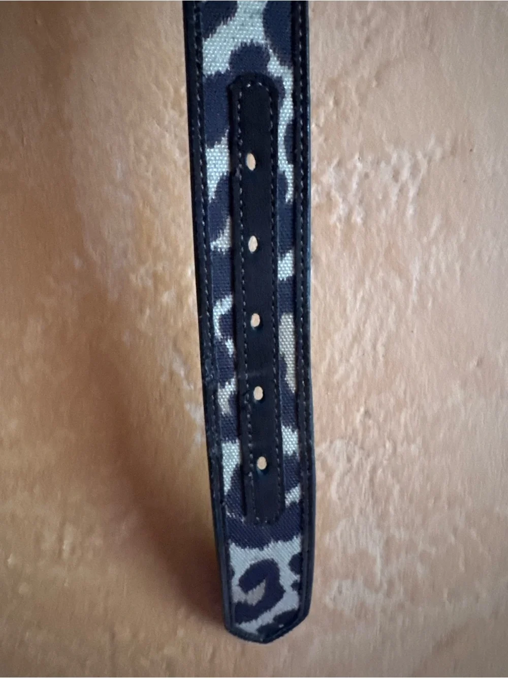 Ariat Western Cheetah Print Canvas Genuine Leather Belt Size S